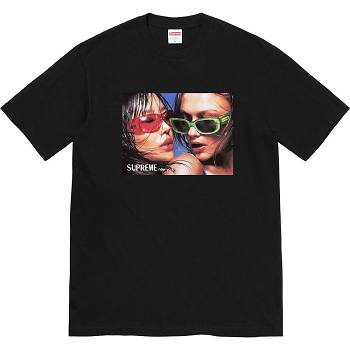 Supreme Eyewear Tee T Paidat Mustat | FI227UT