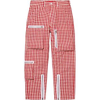 Supreme Gingham Flight Pant Housut Punainen | FI393JJ