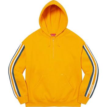 Supreme Half Zip Hupullinen Puserot Kultaiset | FI294CE