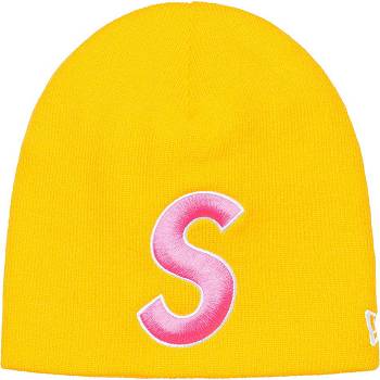 Supreme New Era® S Logo Beanie Hatut Keltainen | FI153AP