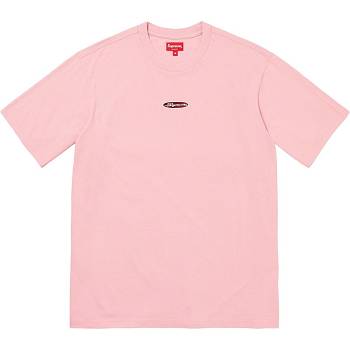 Supreme Oval Logo S/S Top Neulepuserot Pinkki | FI335AP