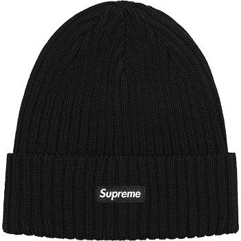 Supreme Overdyed Beanie Hatut Mustat | FI161LH