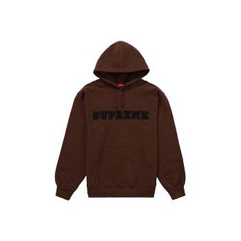 Supreme Pitsi Hupullinen Puserot Ruskea | FI266ZG