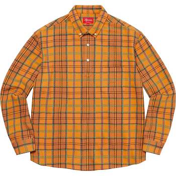 Supreme Pullover Plaid Flannel Paidat Kultaiset | FI377QZ