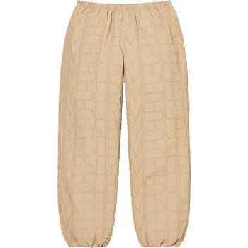 Supreme Repeat Stitch Track Pant Housut Ruskea | FI398CE