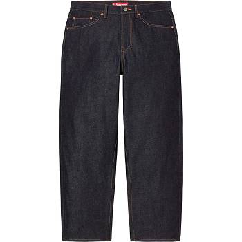 Supreme Rigid Baggy Jean Housut Mustat | FI427NB