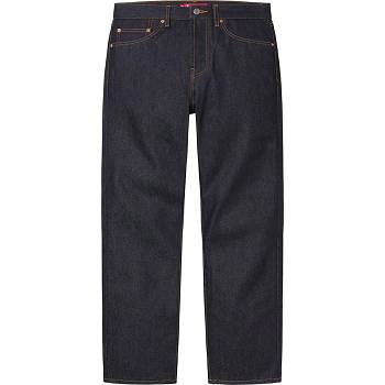Supreme Rigid Slim Jean Housut Mustat | FI436IS