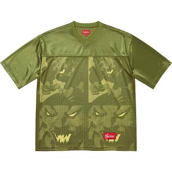 Supreme Ronin Football Jersey Neulepuserot Oliivinvihreä | FI306IS
