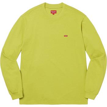 Supreme Small Box L/S Tee Neulepuserot Vihreä | FI346CE