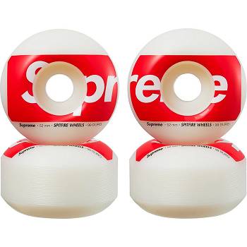 Supreme Spitfire® Shop Wheels (Set of 4) Skateboard Asusteet Valkoinen | FI176IS