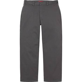 Supreme Työ Pant Housut Harmaat | FI419JJ