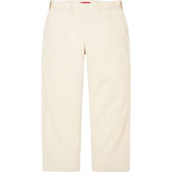 Supreme Työ Pant Housut Valkoinen | FI422ZG
